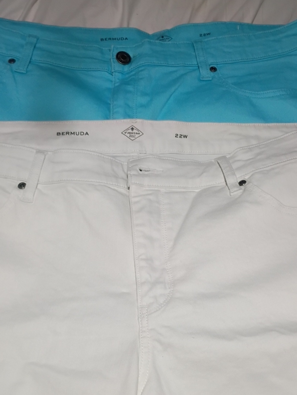 2 Pair Bermuda St. Johns Shorts 22